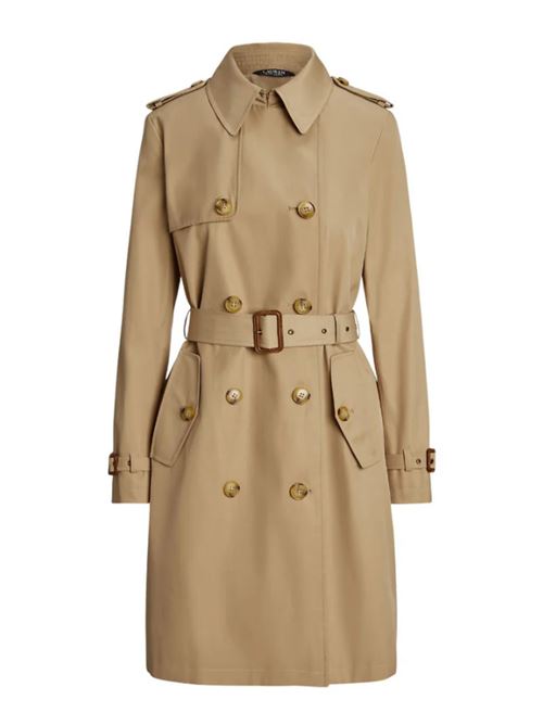 TRENCH A DOPPIO PETTO LAUREN RALPH LAUREN | 297967122002270 BROWN